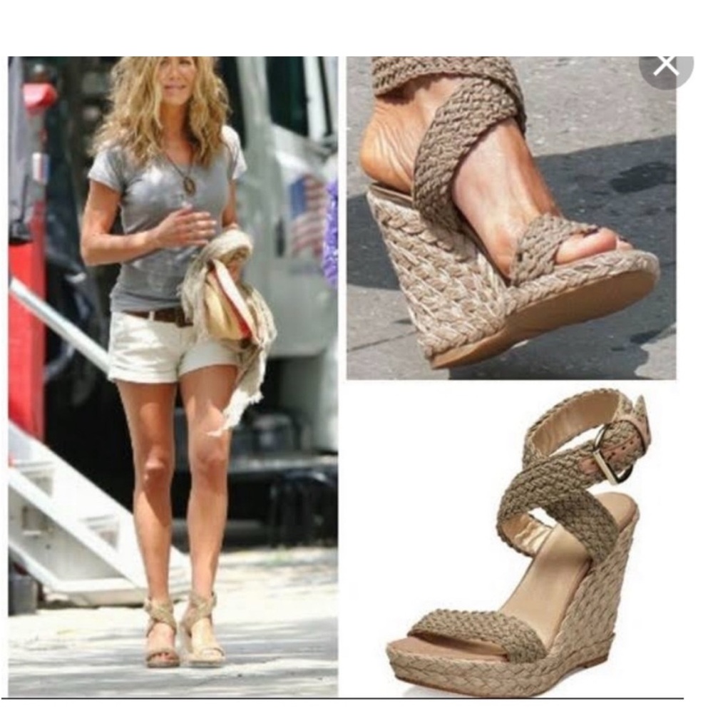 Stuart Weitzman Alex Crochet Espadrille Wedges - Picture 3 of 6